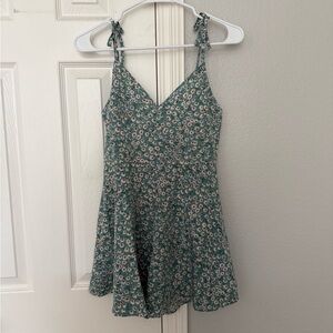 Floral Green Sundress